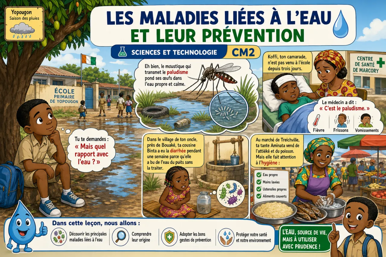 Les maladies liées à l'eau et leur prévention