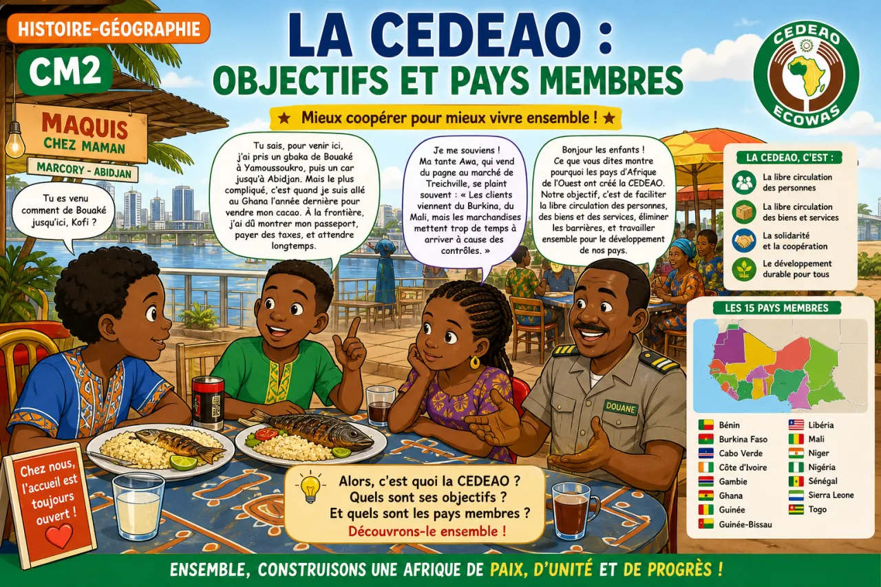 La CEDEAO : objectifs et pays membres