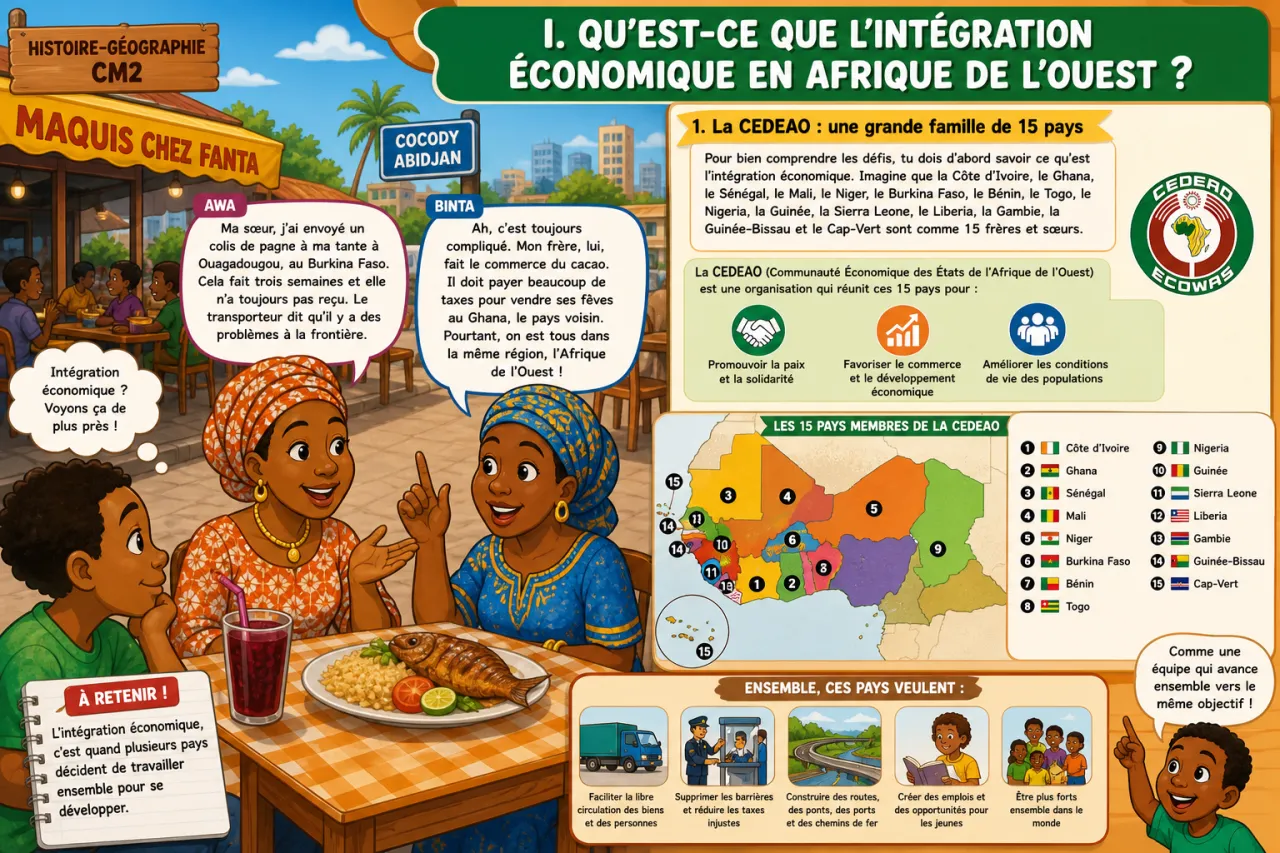 Les défis de l'intégration économique en Afrique de l'Ouest — illustration
