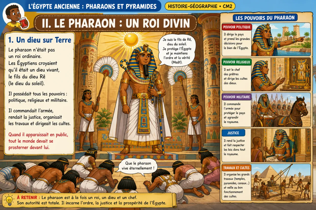L'Égypte ancienne : pharaons et pyramides — illustration
