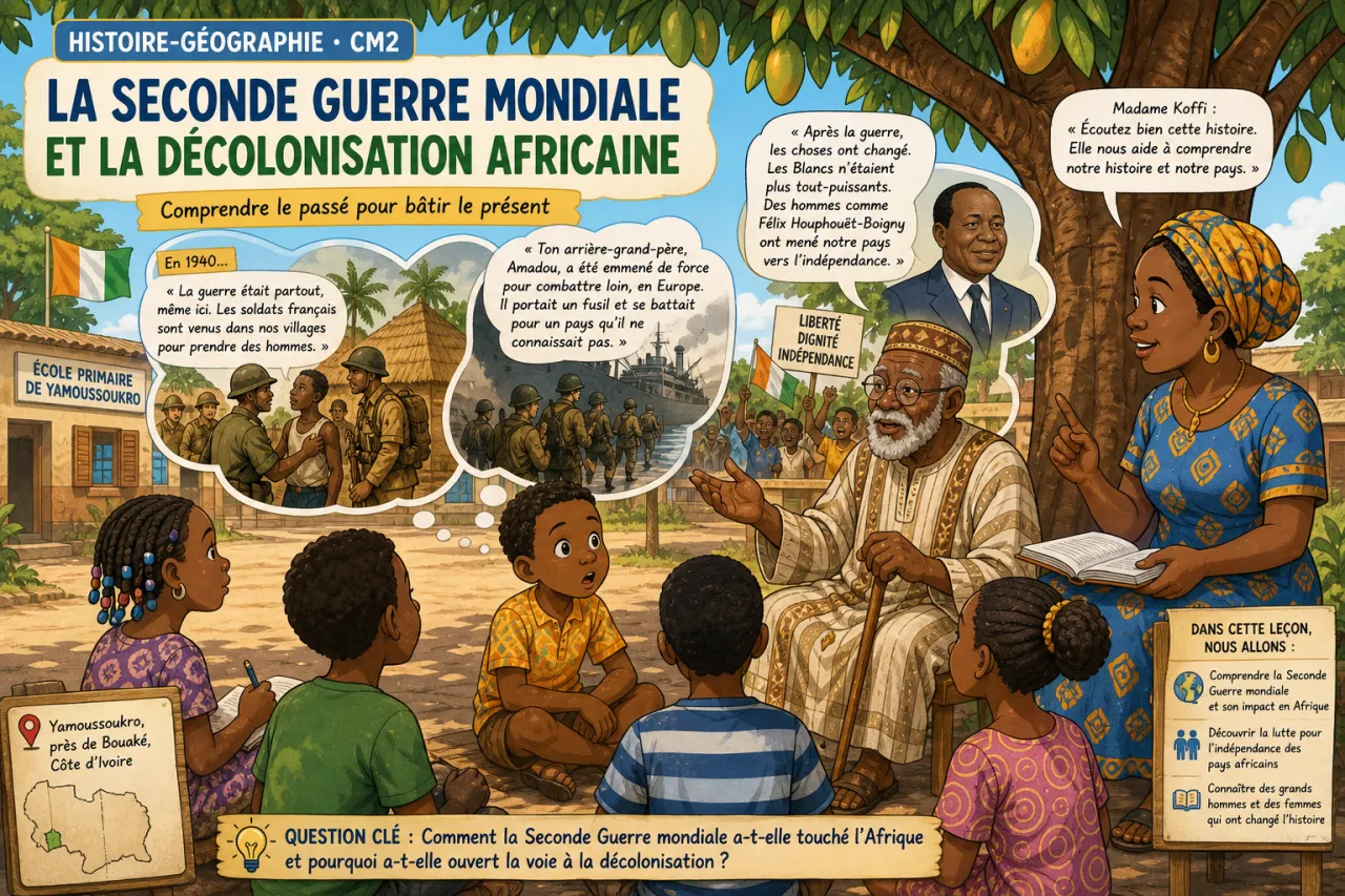La Seconde Guerre mondiale et la décolonisation africaine