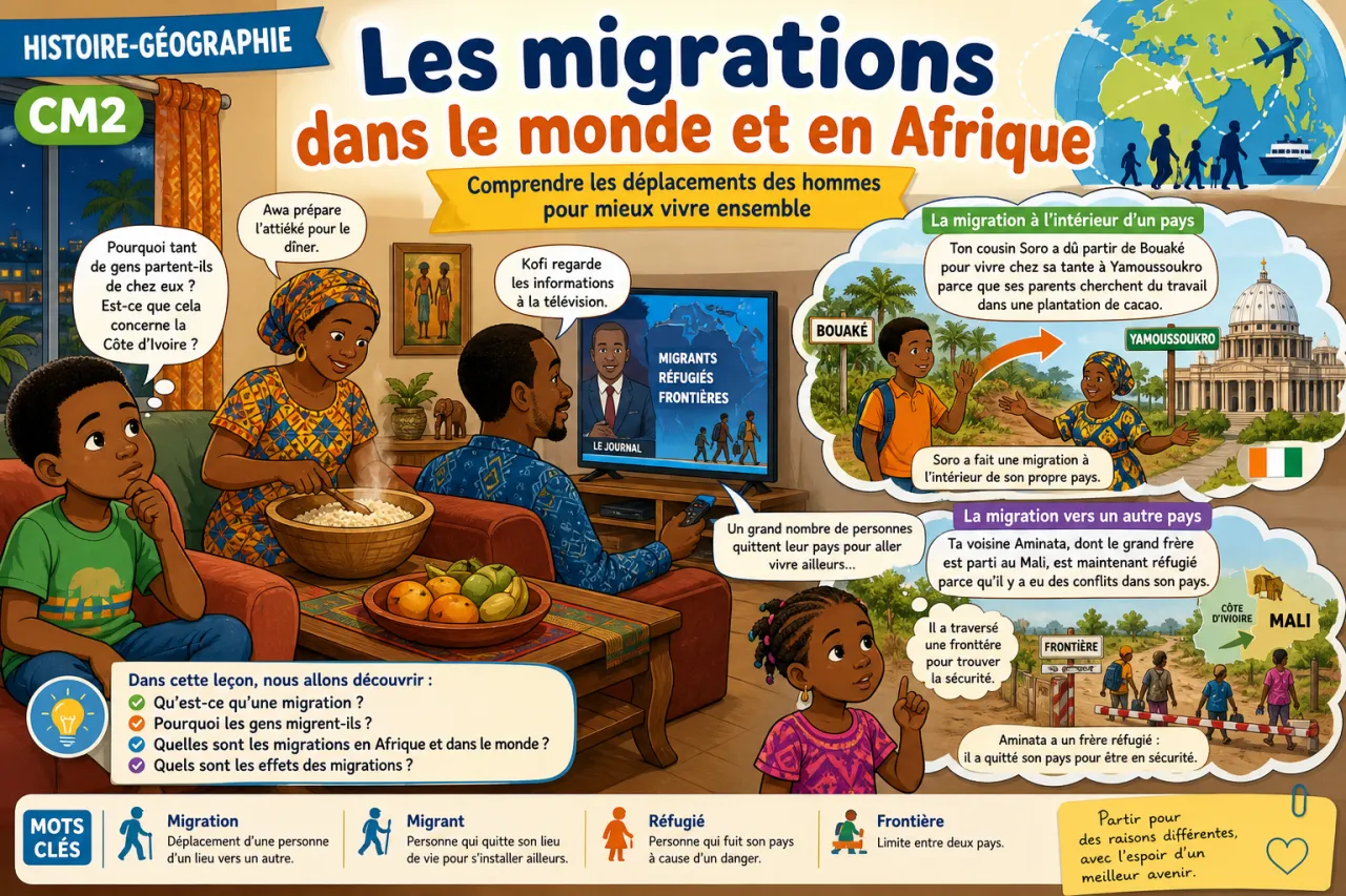 Les migrations dans le monde et en Afrique