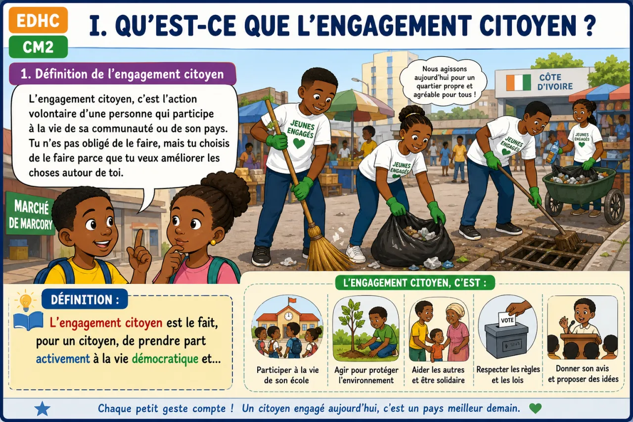 Les formes d'engagement citoyen — illustration