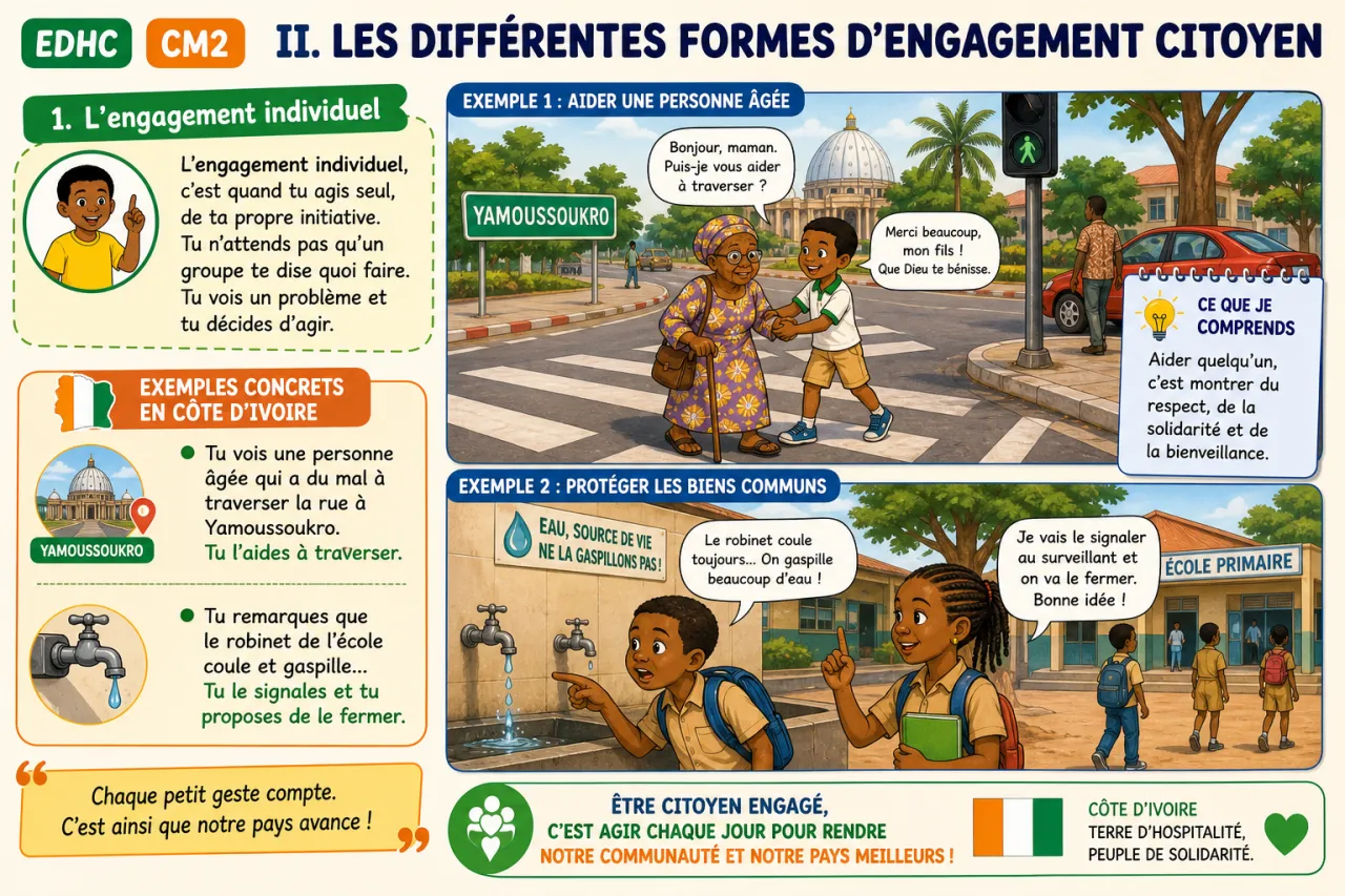 Les formes d'engagement citoyen — illustration