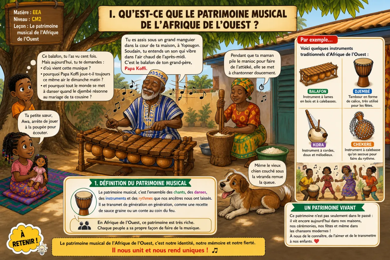 Le patrimoine musical de l'Afrique de l'Ouest — illustration