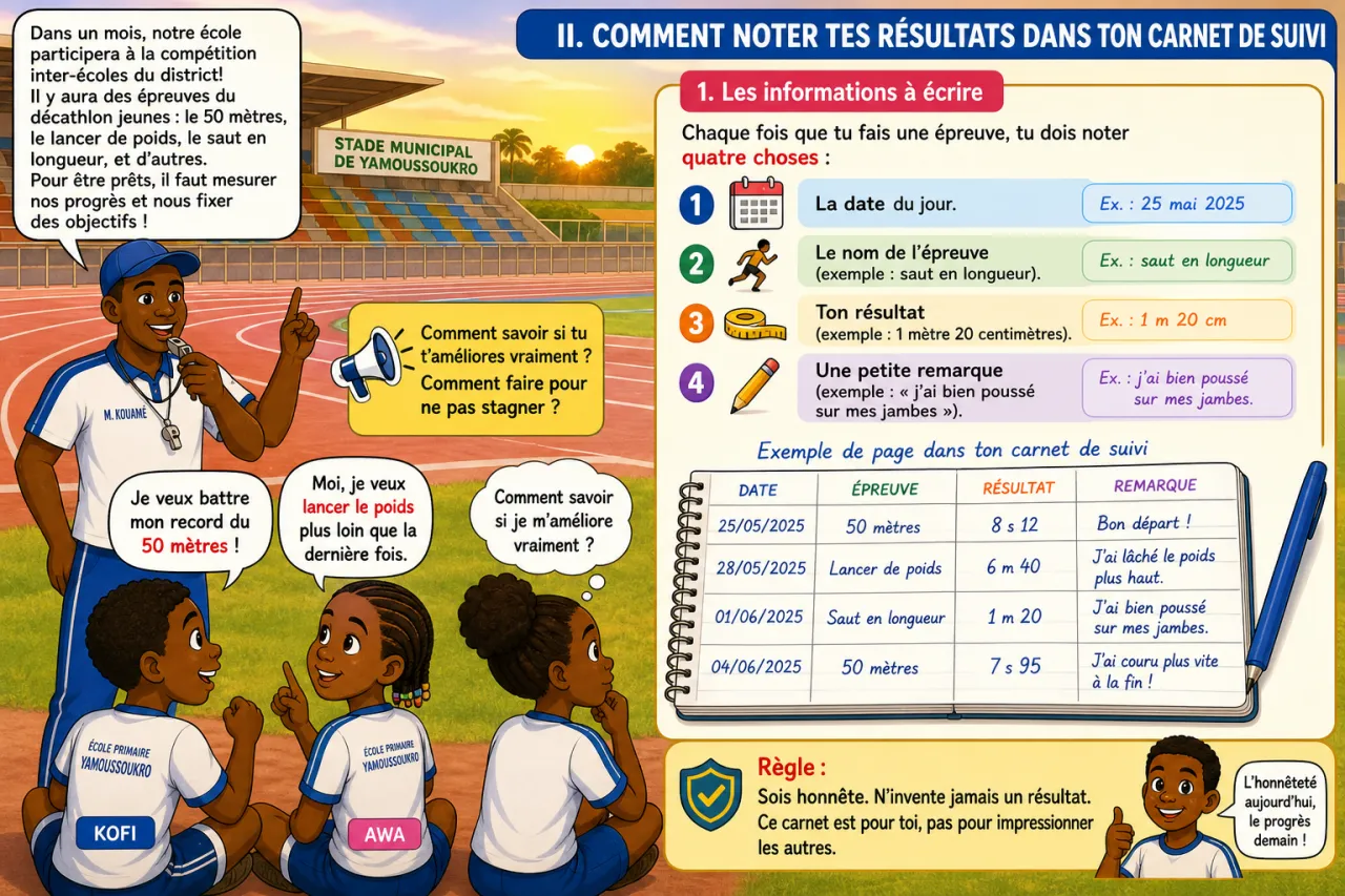 Mesurer ses progrès et se fixer des objectifs — illustration