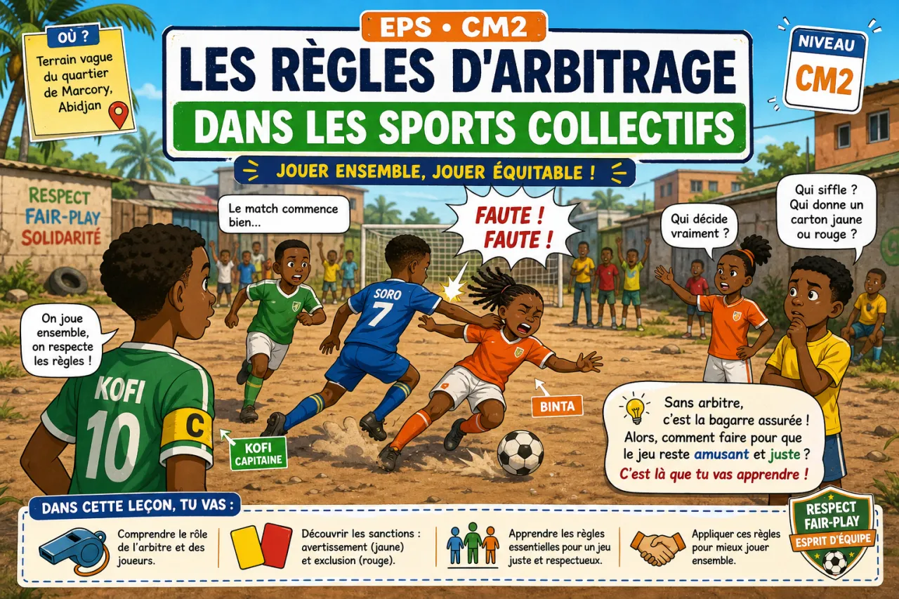Les règles d'arbitrage dans les sports collectifs