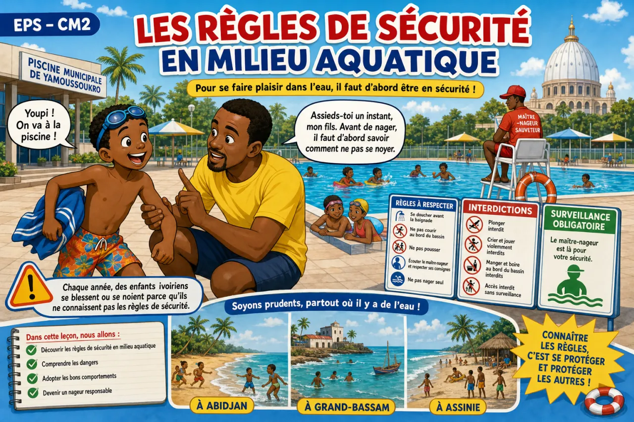 Les règles de sécurité en milieu aquatique
