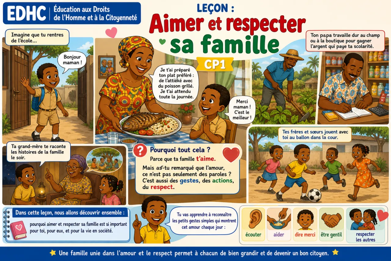 Aimer et respecter sa famille