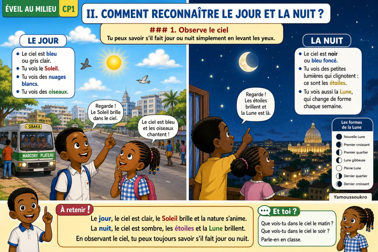Le jour et la nuit — illustration
