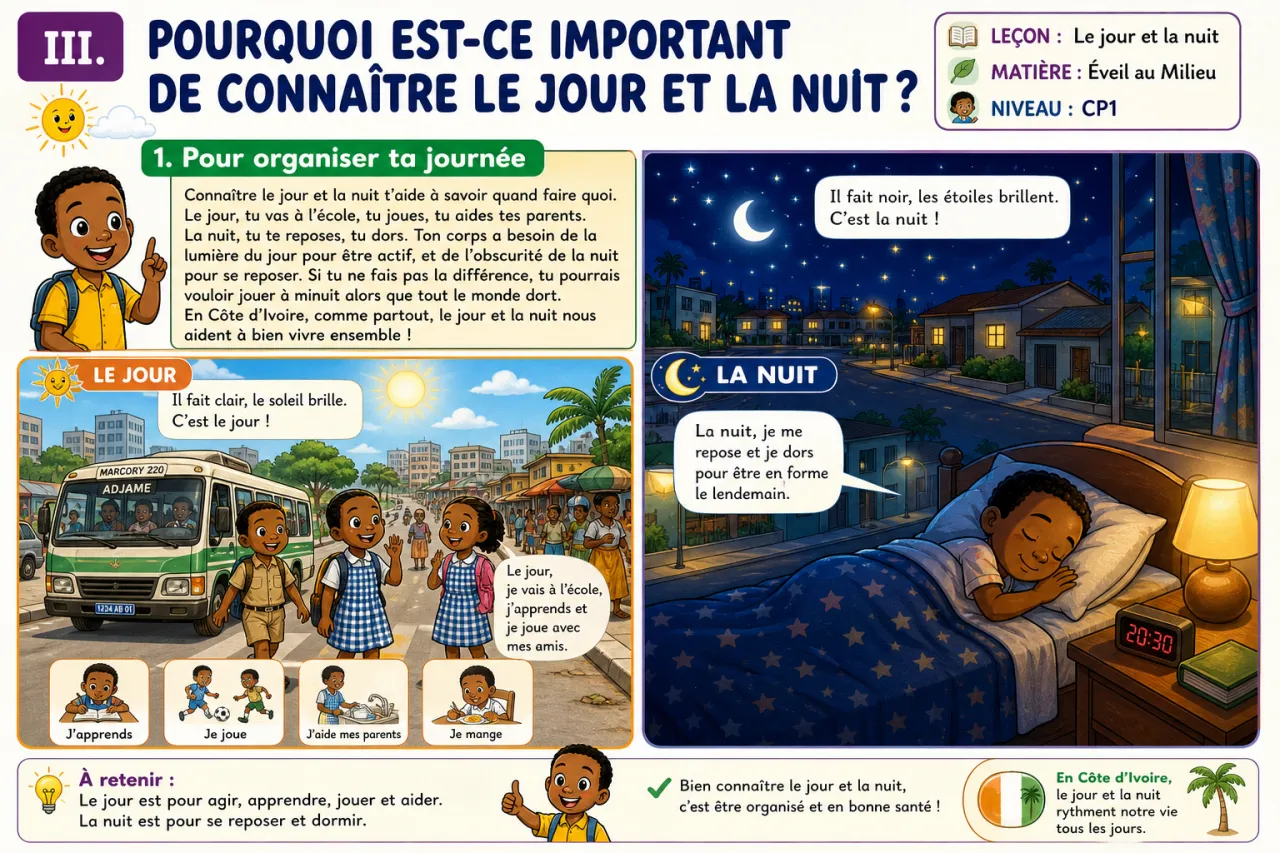 Le jour et la nuit — illustration