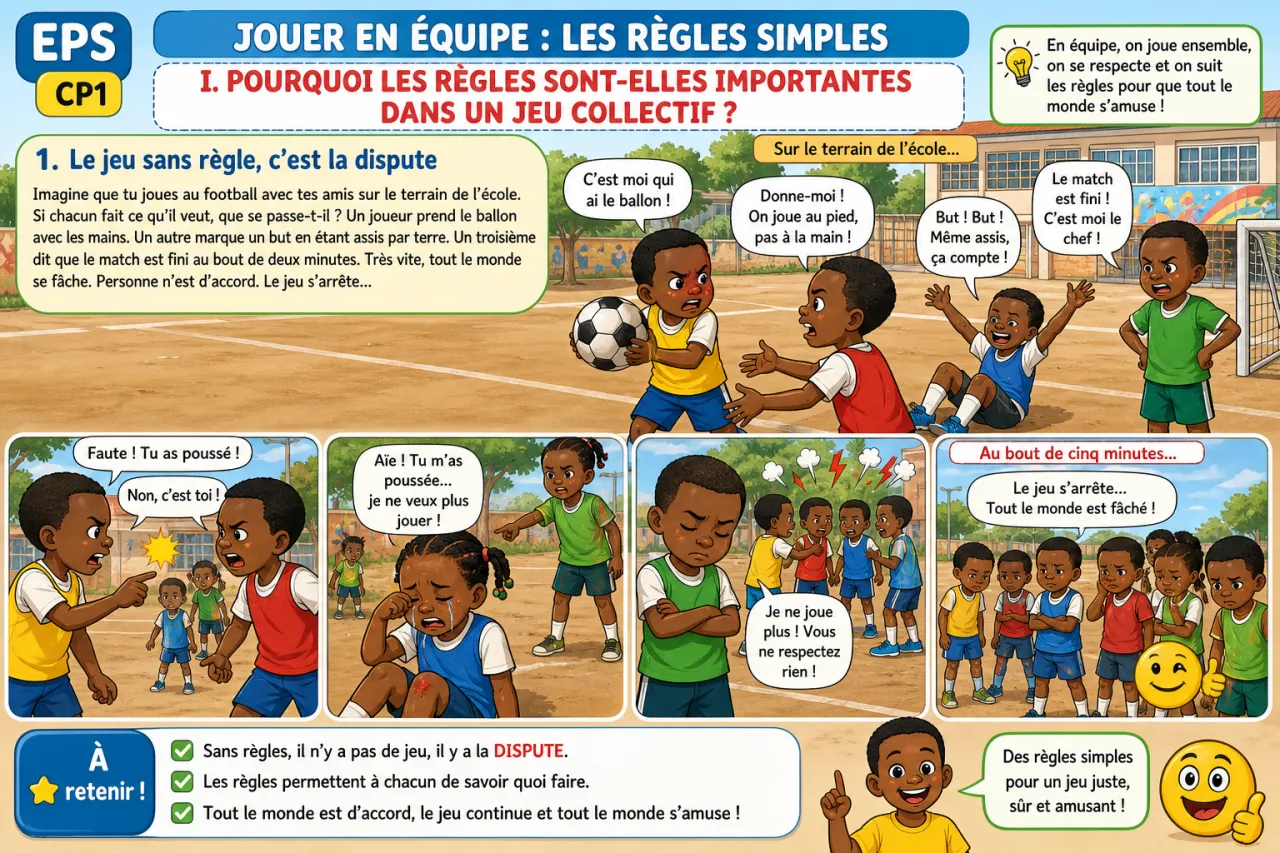 Jouer en équipe : les règles simples — illustration