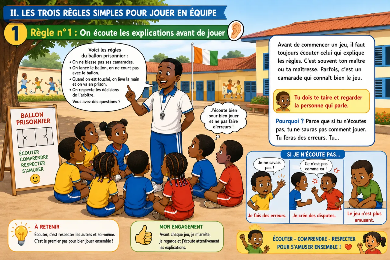 Jouer en équipe : les règles simples — illustration