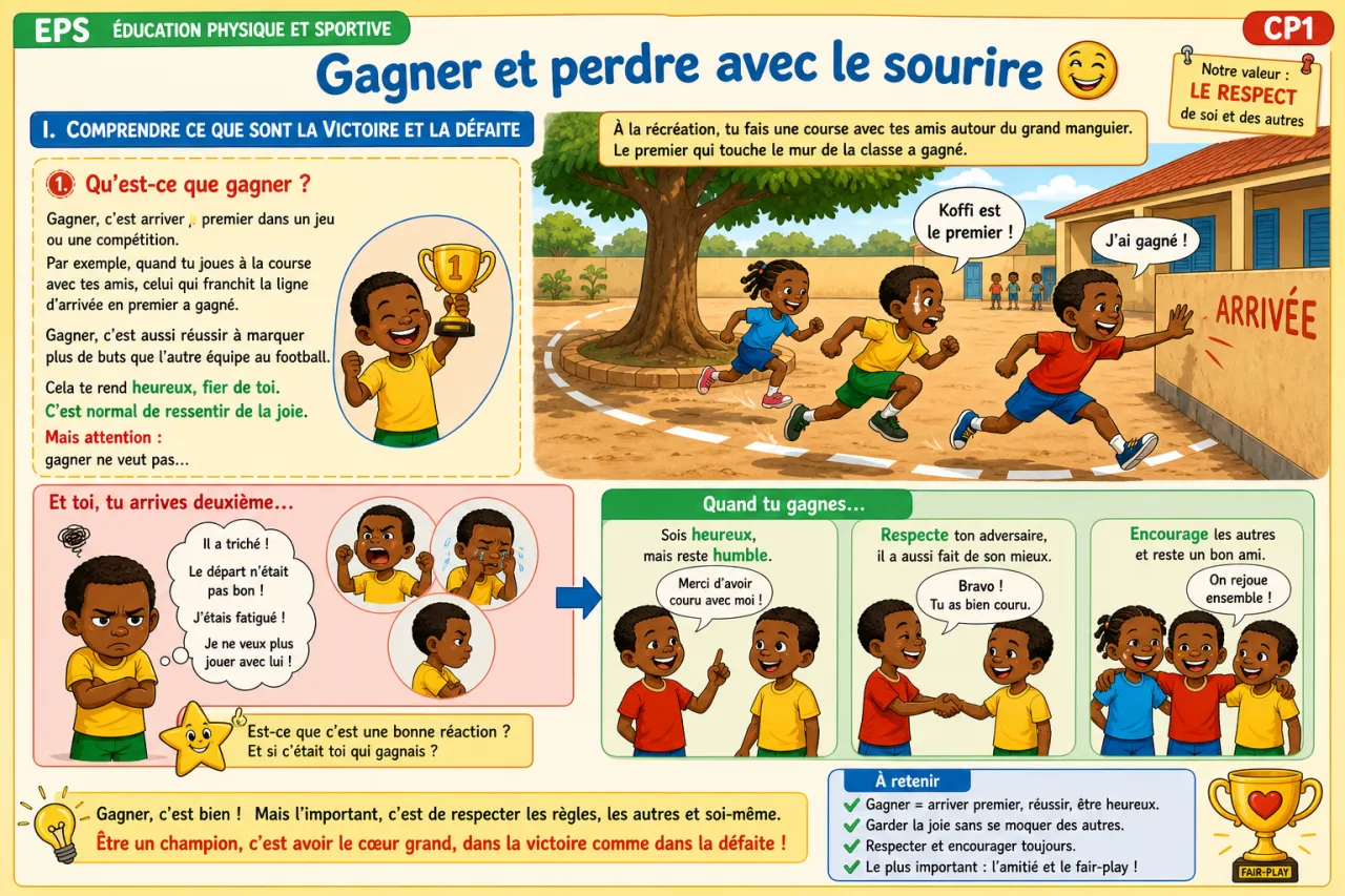 Gagner et perdre avec le sourire — illustration