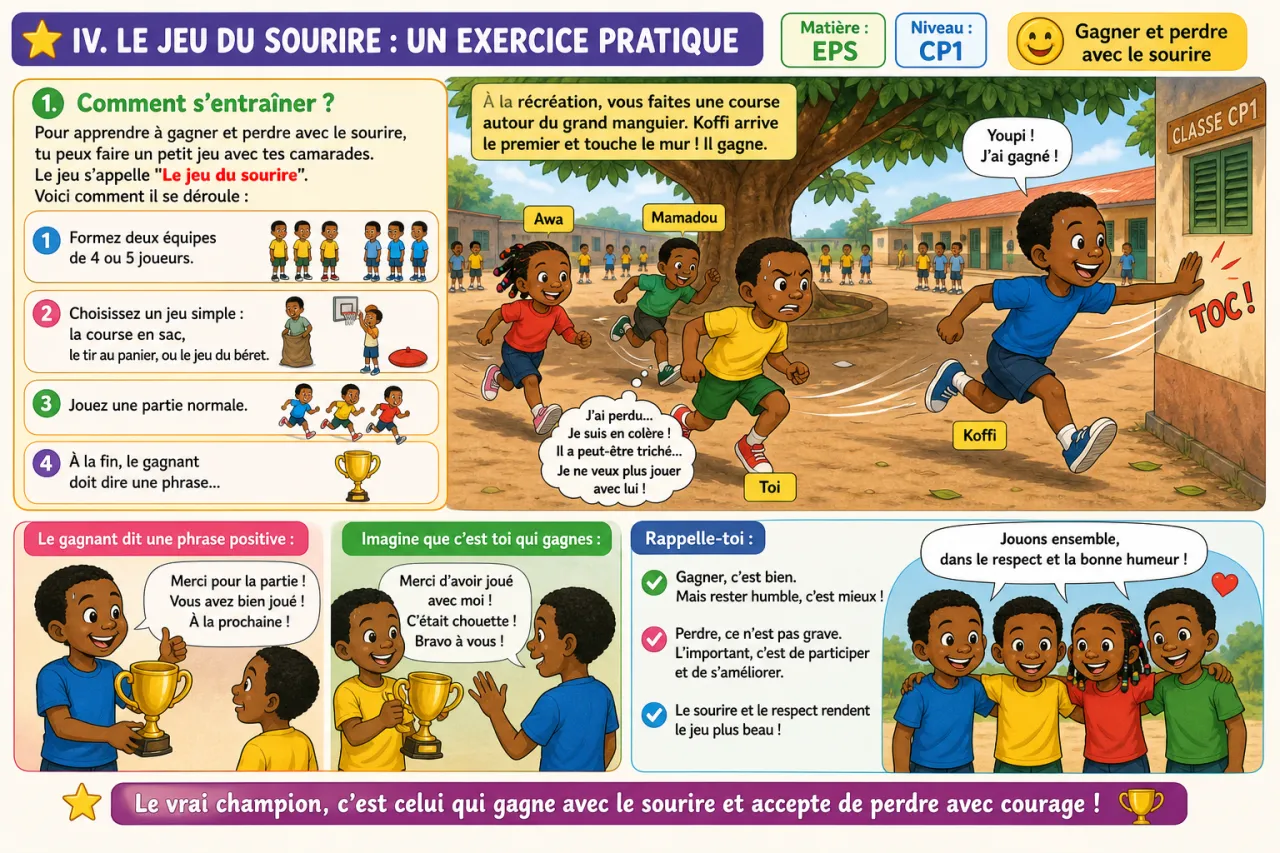 Gagner et perdre avec le sourire — illustration