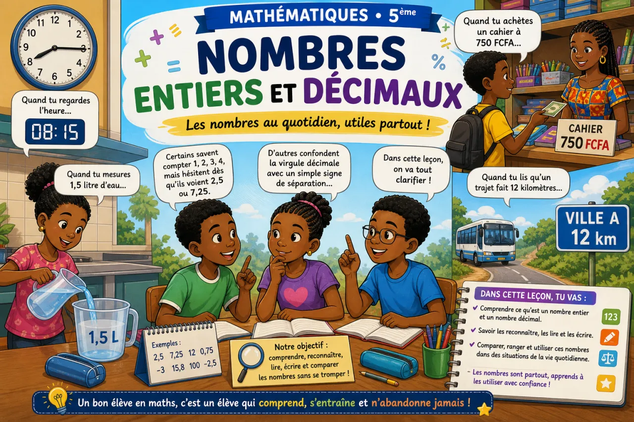 Nombres entiers et décimaux