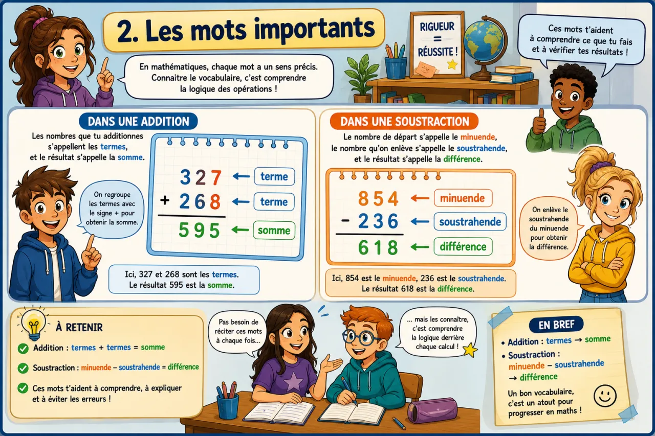 Addition et soustraction — illustration
