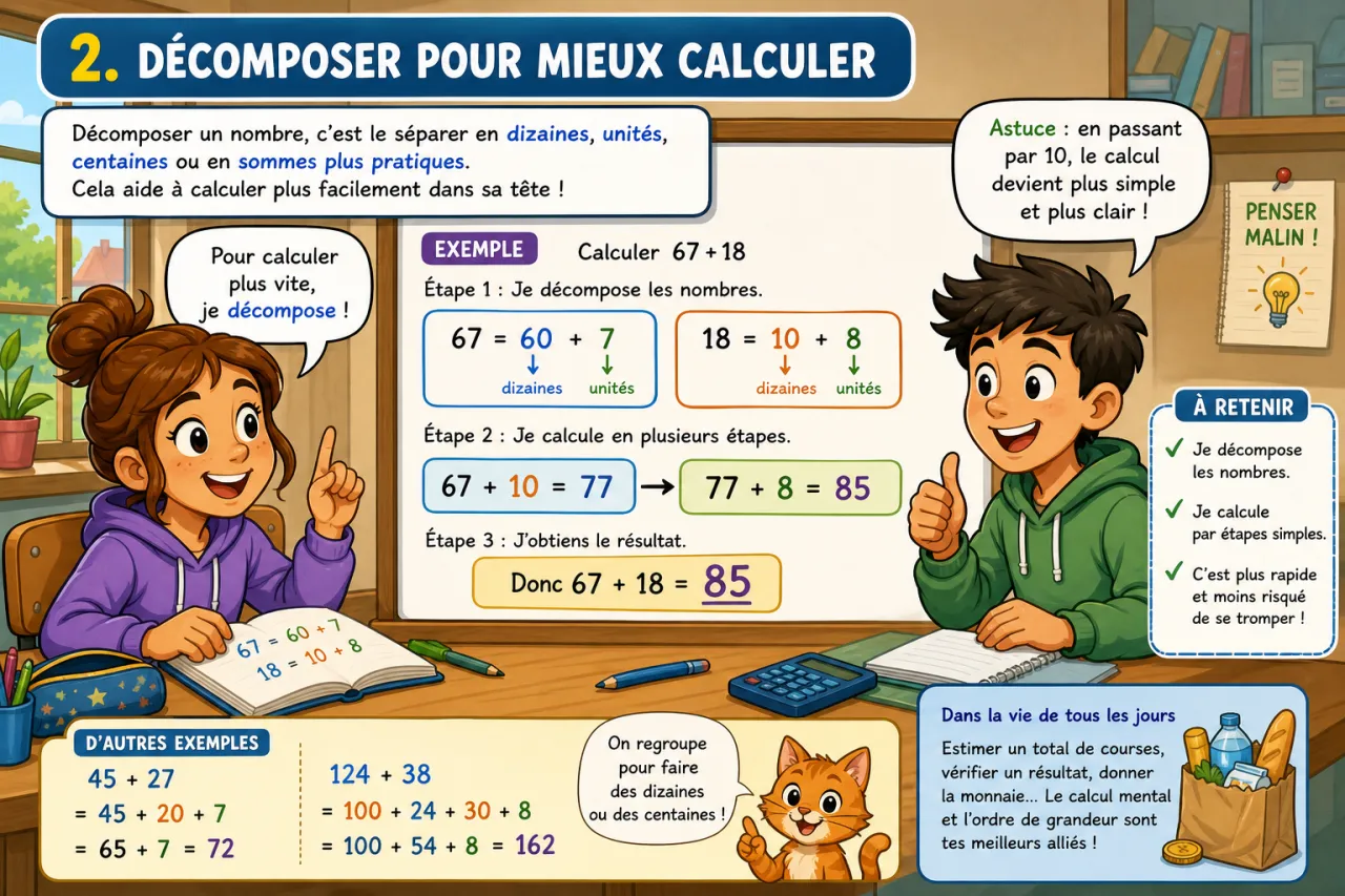 Calcul mental et ordre de grandeur — illustration