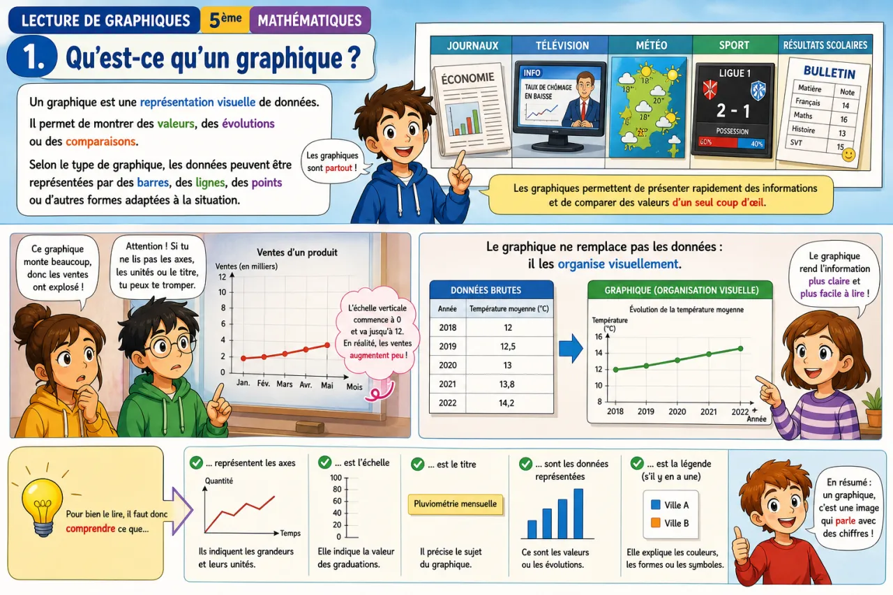 Lecture de graphiques — illustration