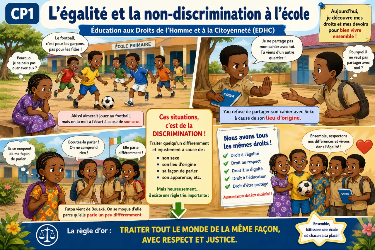 L'égalité et la non-discrimination à l'école