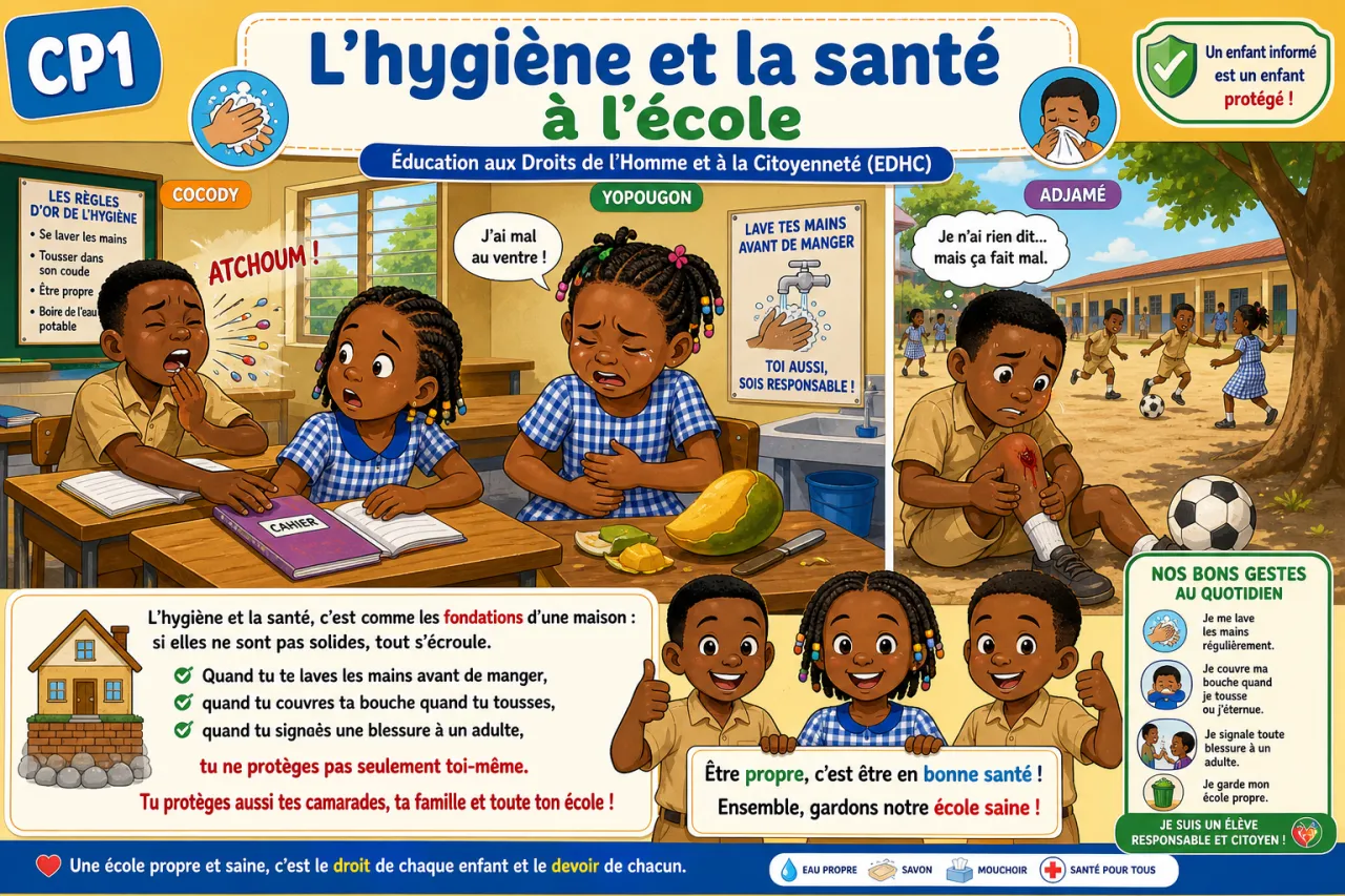 L'hygiène et la santé à l'école