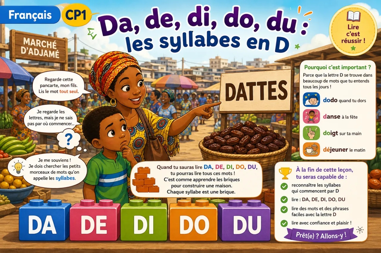 Da, de, di, do, du : les syllabes en D