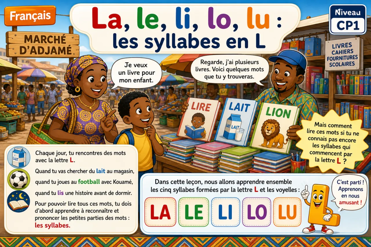 La, le, li, lo, lu : les syllabes en L