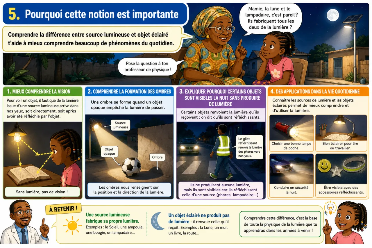 Les sources lumineuses — illustration