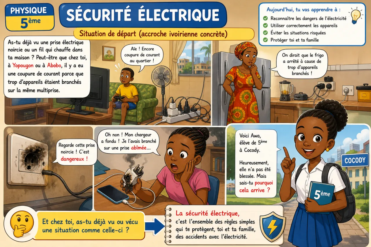 Sécurité électrique — illustration