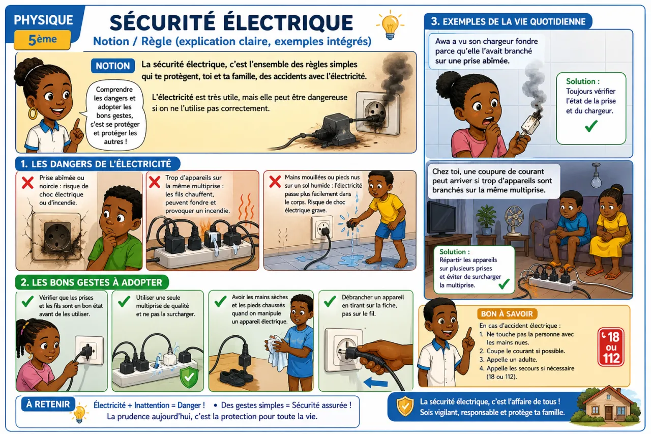 Sécurité électrique — illustration