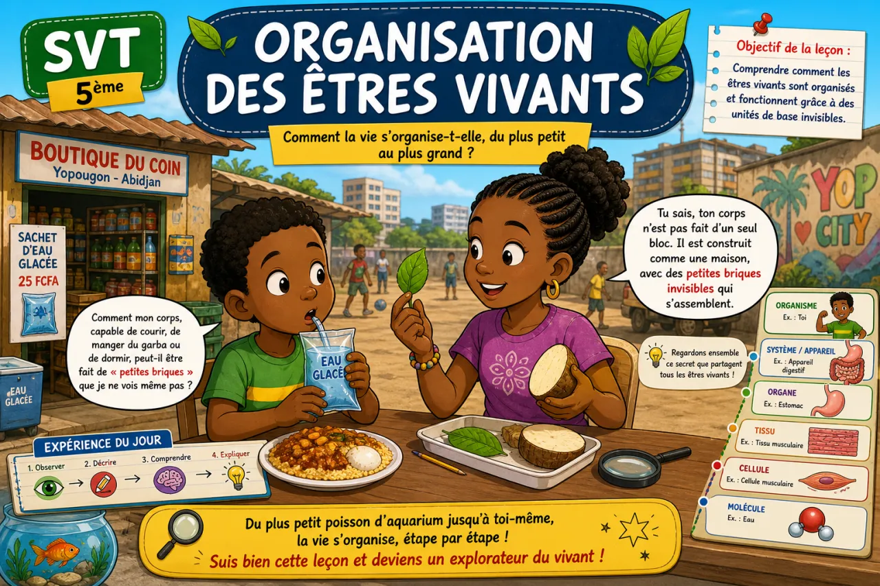 Organisation des êtres vivants