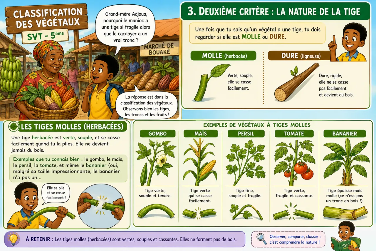 Classification des végétaux — illustration