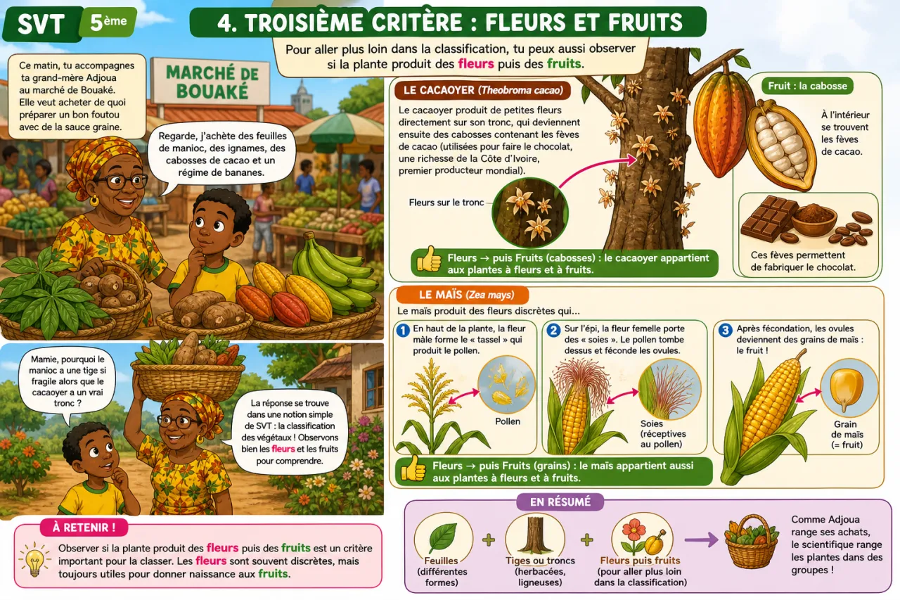 Classification des végétaux — illustration