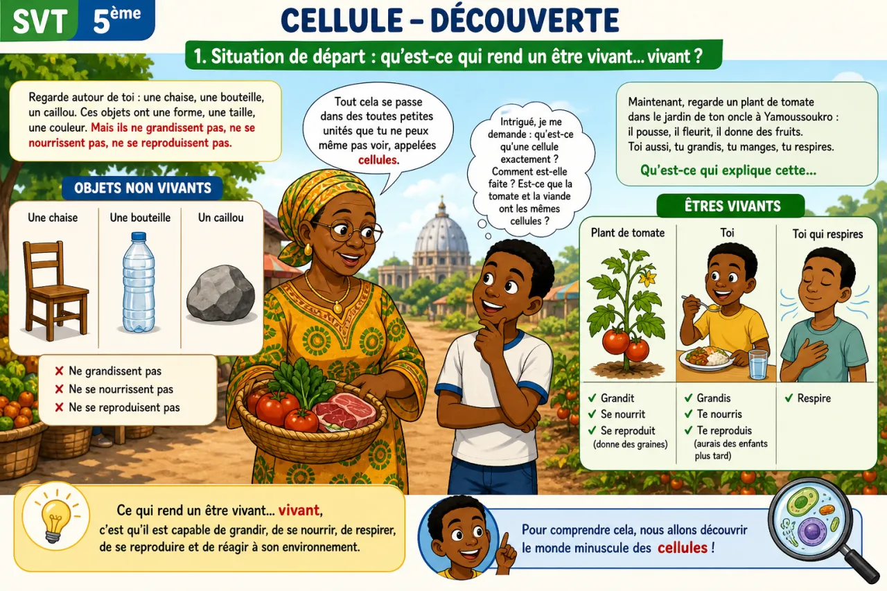 Cellule - découverte — illustration