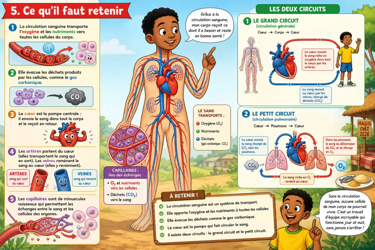 Circulation sanguine - découverte — illustration