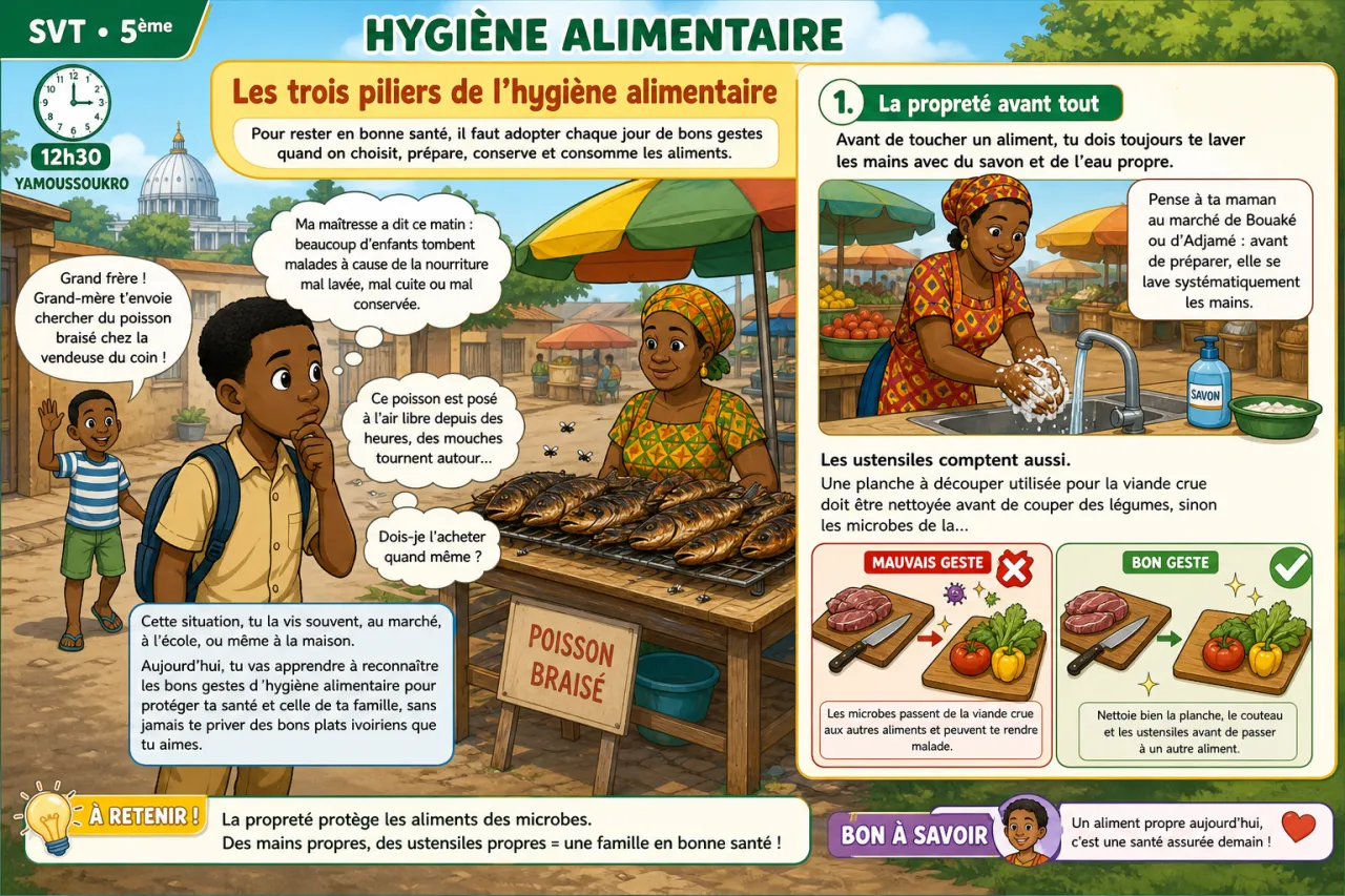 Hygiène alimentaire — illustration