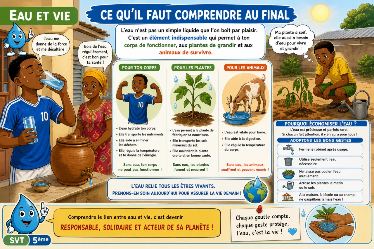Eau et vie — illustration