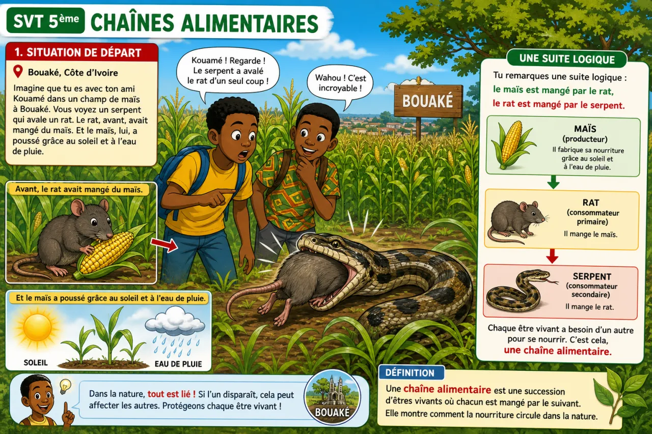 Chaînes alimentaires — illustration