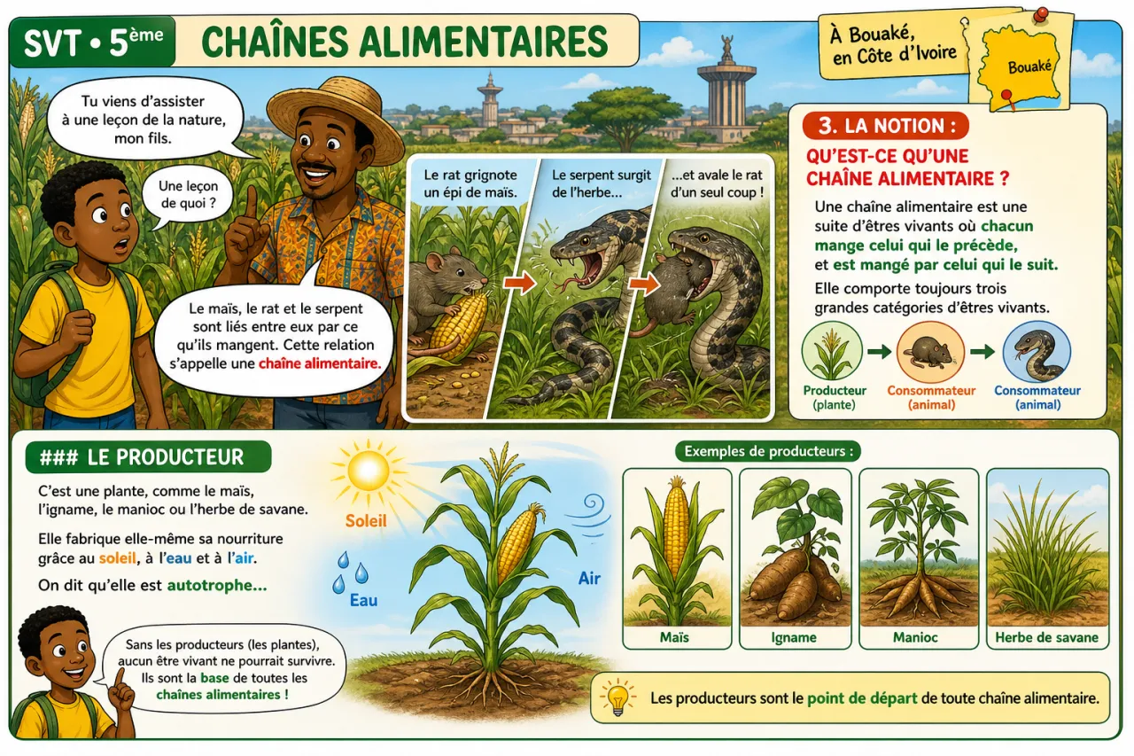 Chaînes alimentaires — illustration
