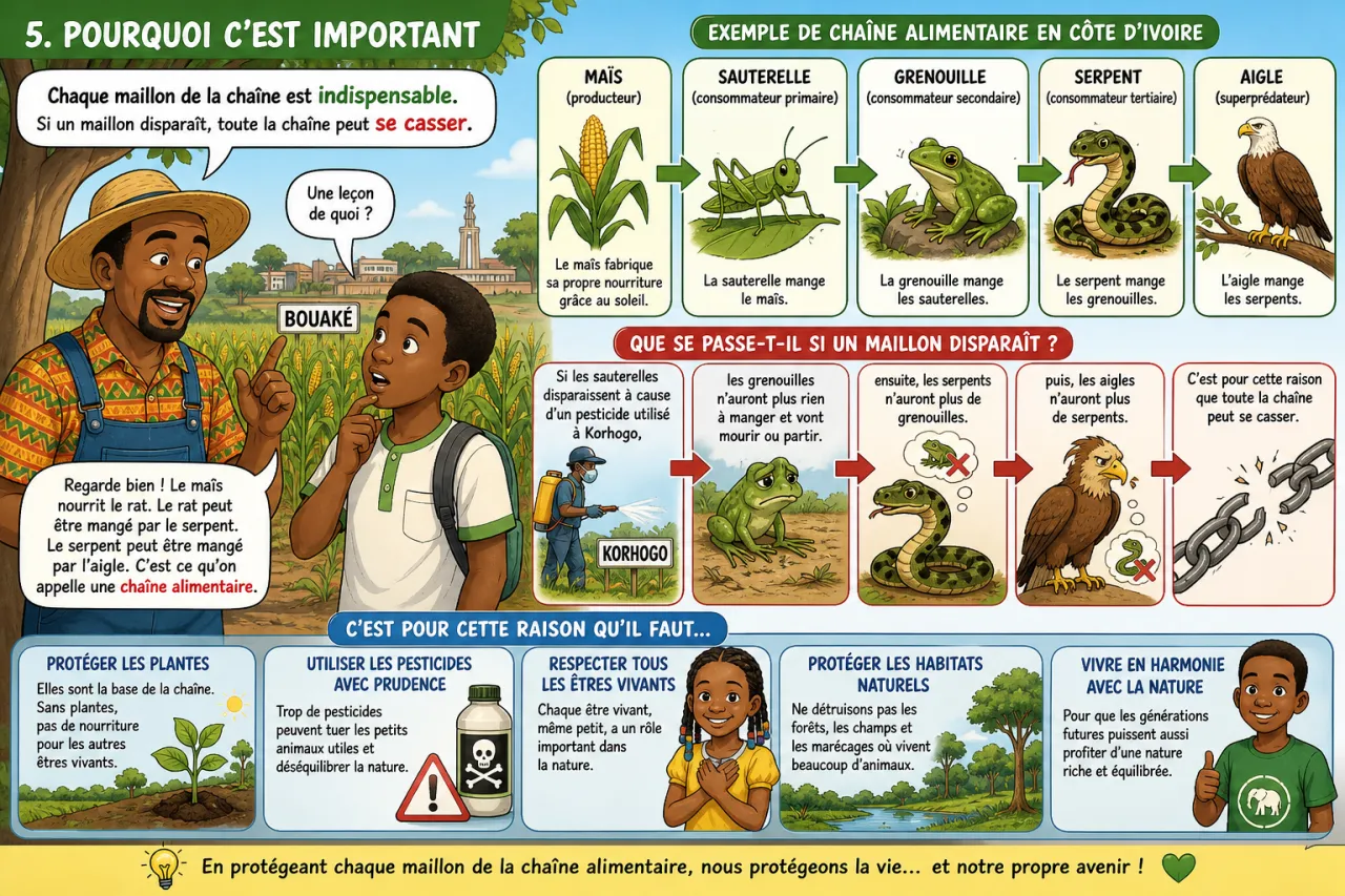 Chaînes alimentaires — illustration