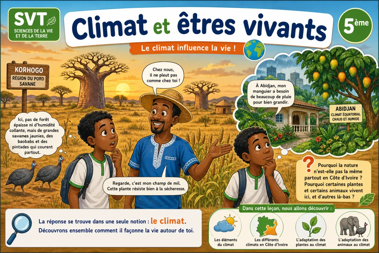 Climat et êtres vivants