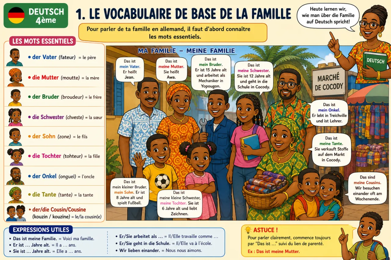 Familie — illustration