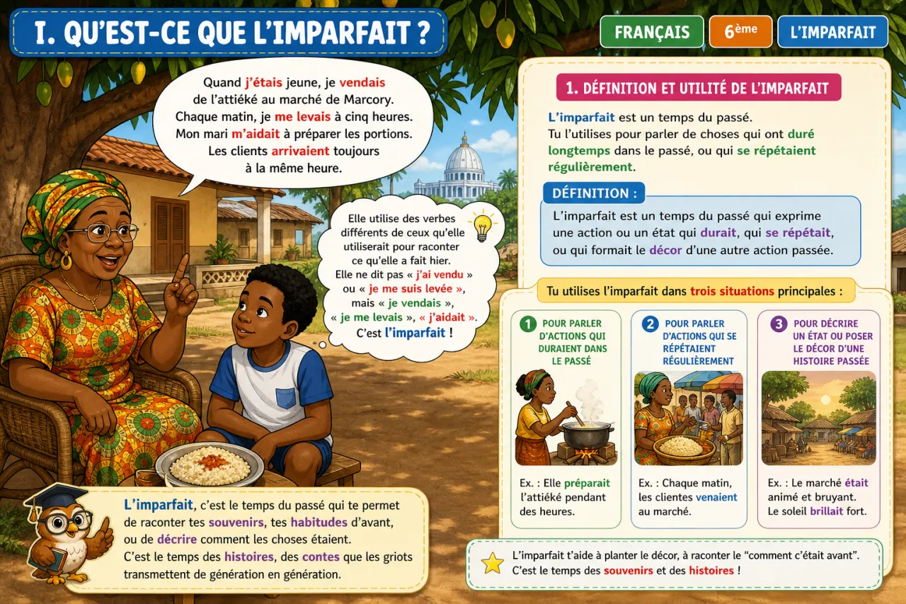 L’imparfait — illustration