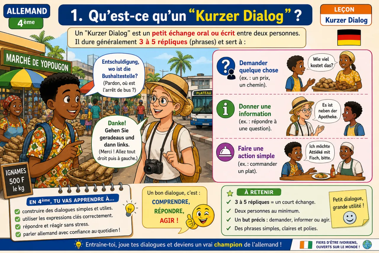 Kurzer Dialog — illustration
