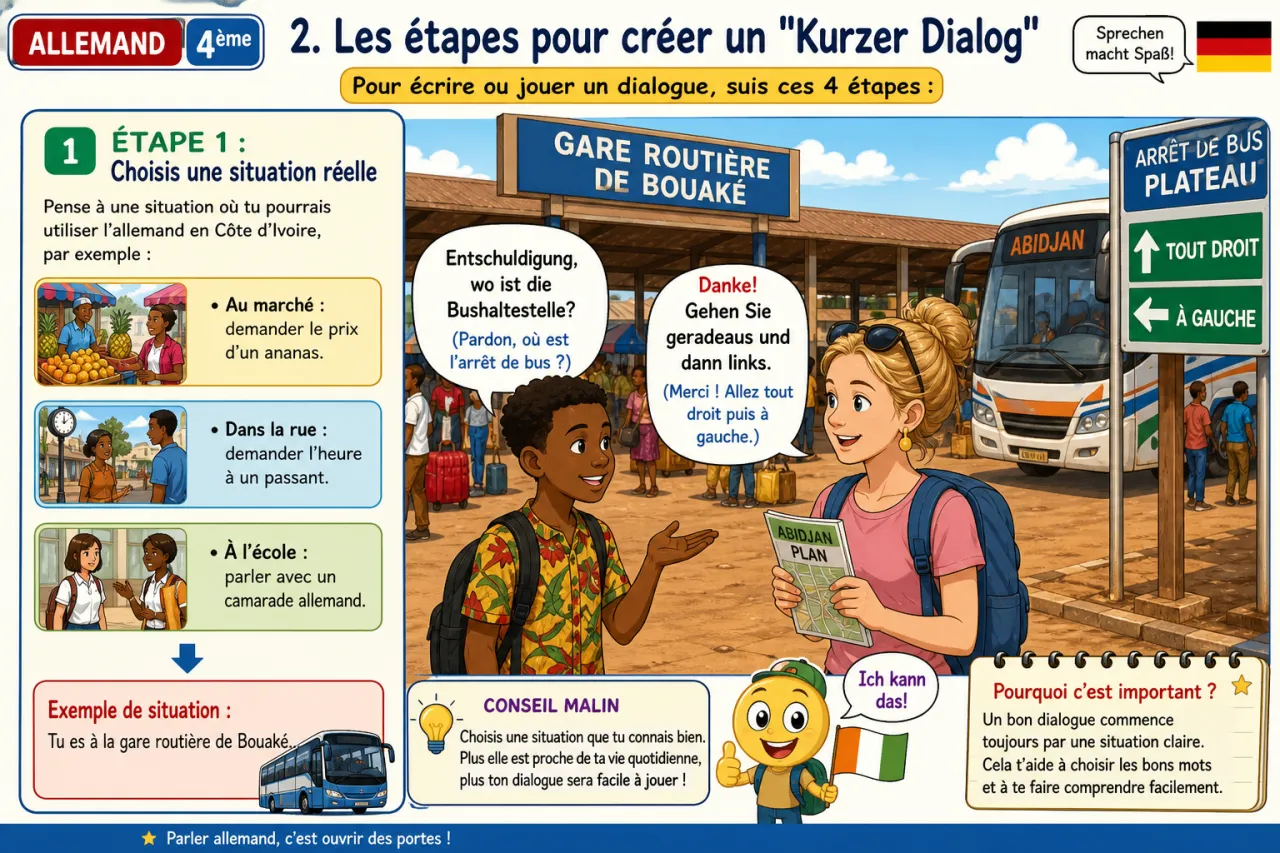Kurzer Dialog — illustration
