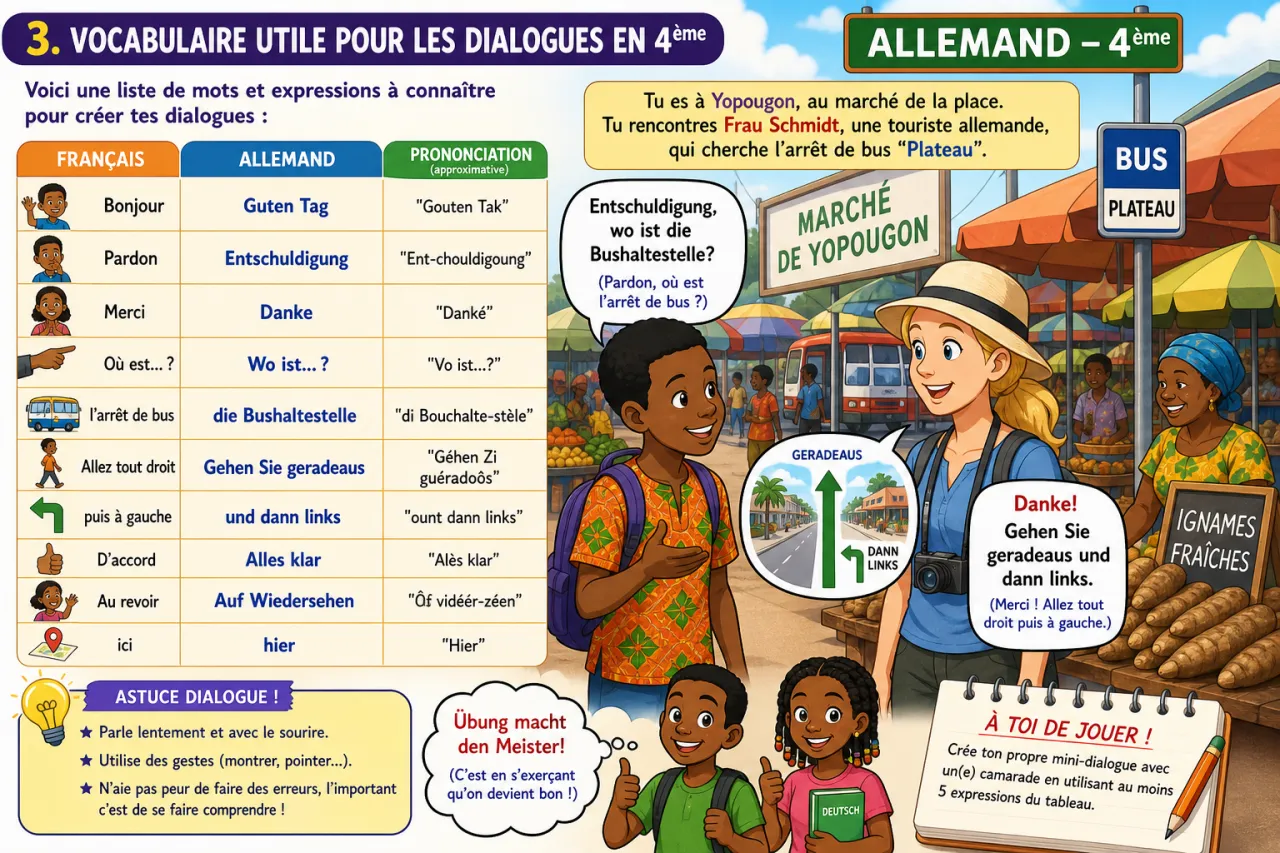Kurzer Dialog — illustration