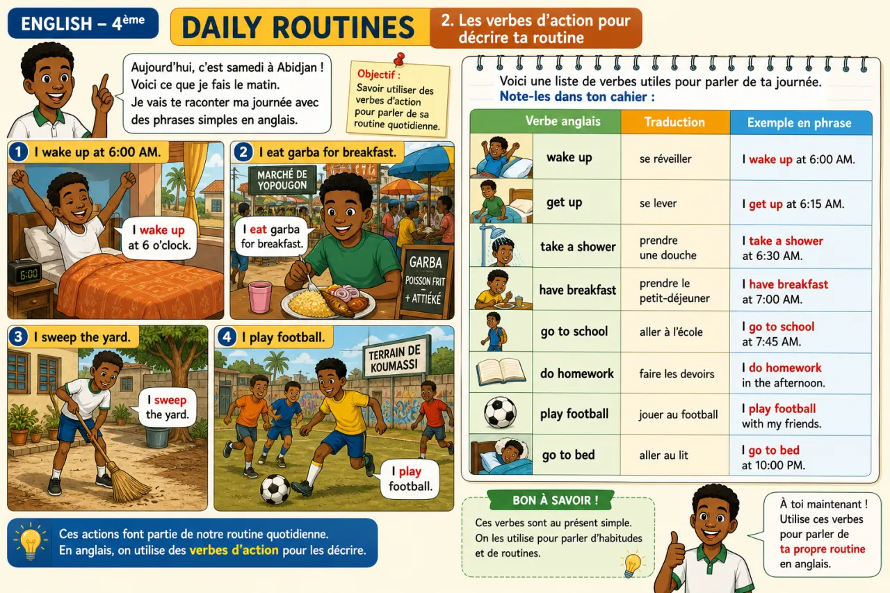 Daily routines — illustration