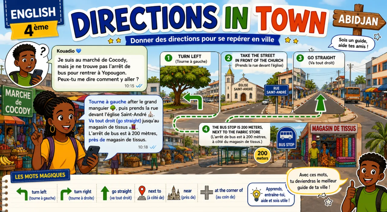 Directions in town