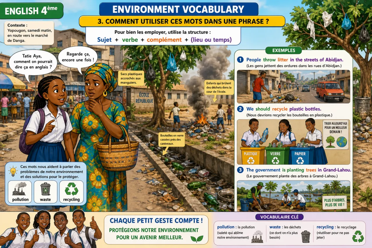 Environment vocabulary — illustration