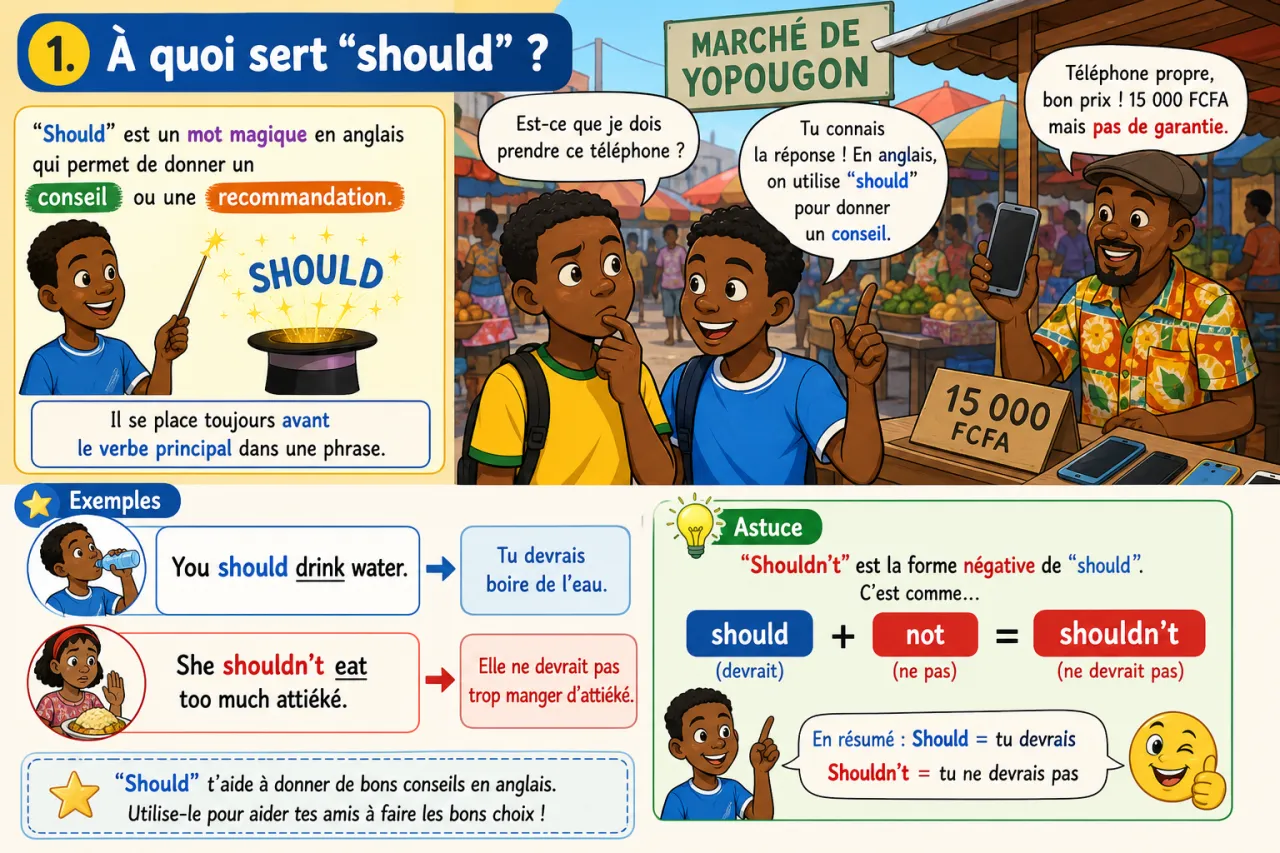 Advice with should — illustration